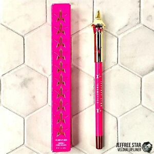 JEFFREE STAR VELOUR LIP LINER PENCIL IN ANDROGYNY DIRTY PLUM MAUVE FULL SIZE NIB